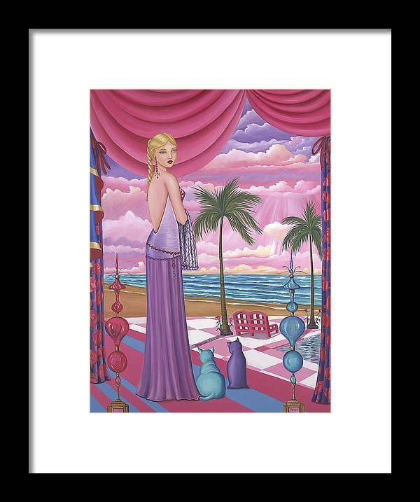 Sharon Tatem Fashion LLC - Wholesale Art Print - Melissa - Framed Print4