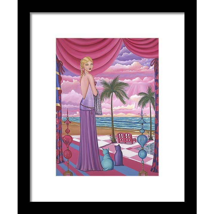 Sharon Tatem Fashion LLC - Wholesale Art Print - Melissa - Framed Print4