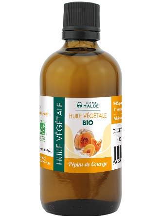 Organic Pumpkin Seed Vegetable Oil - 100 mL for wholesale by Institut Maloé