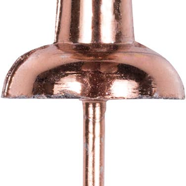 JAM PAPER - Wholesale Push Pin - JAM Colorful Push Pins, Rose Gold Pushpins, 100/Pack2