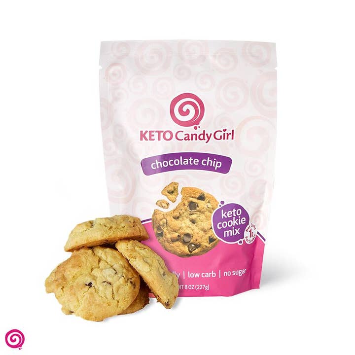 Keto Chocolate Chip Cookie Mix for wholesale by Keto Candy Girl
