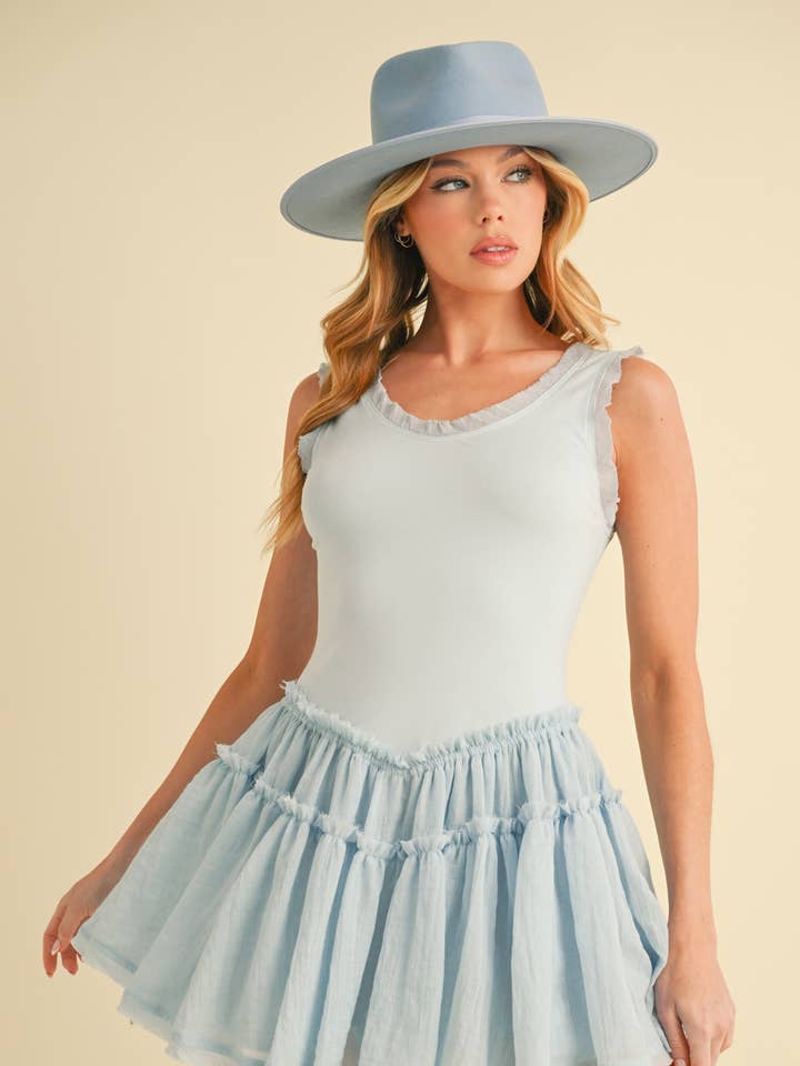 AEMI + CO - Wholesale Dress - Women's - 4216FK Love Drop Waist Dress1