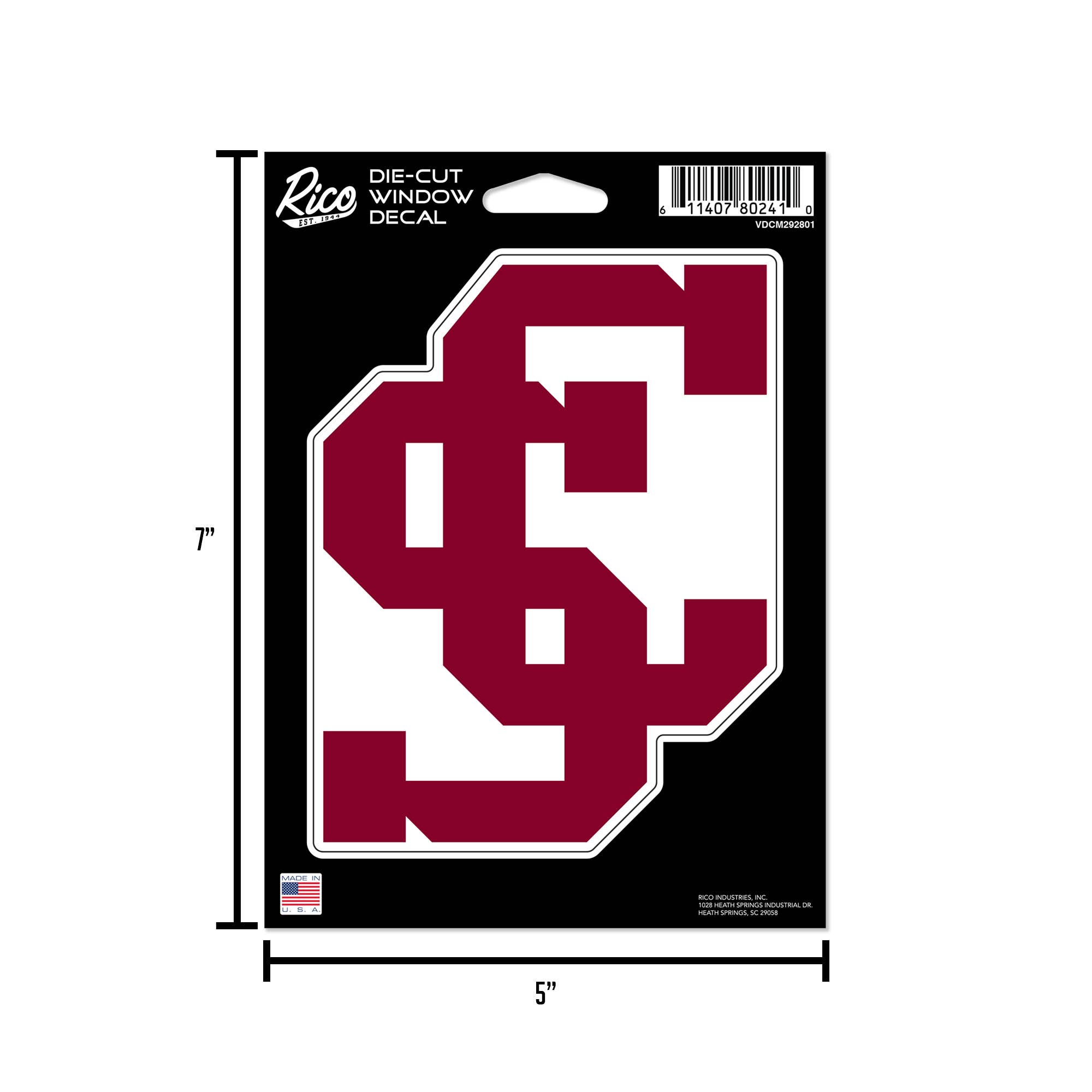 Rico Industries - Wholesale Car Decorative Charm - Unisex - NCAA  Santa Clara Broncos  Medium Die Cut Decal5