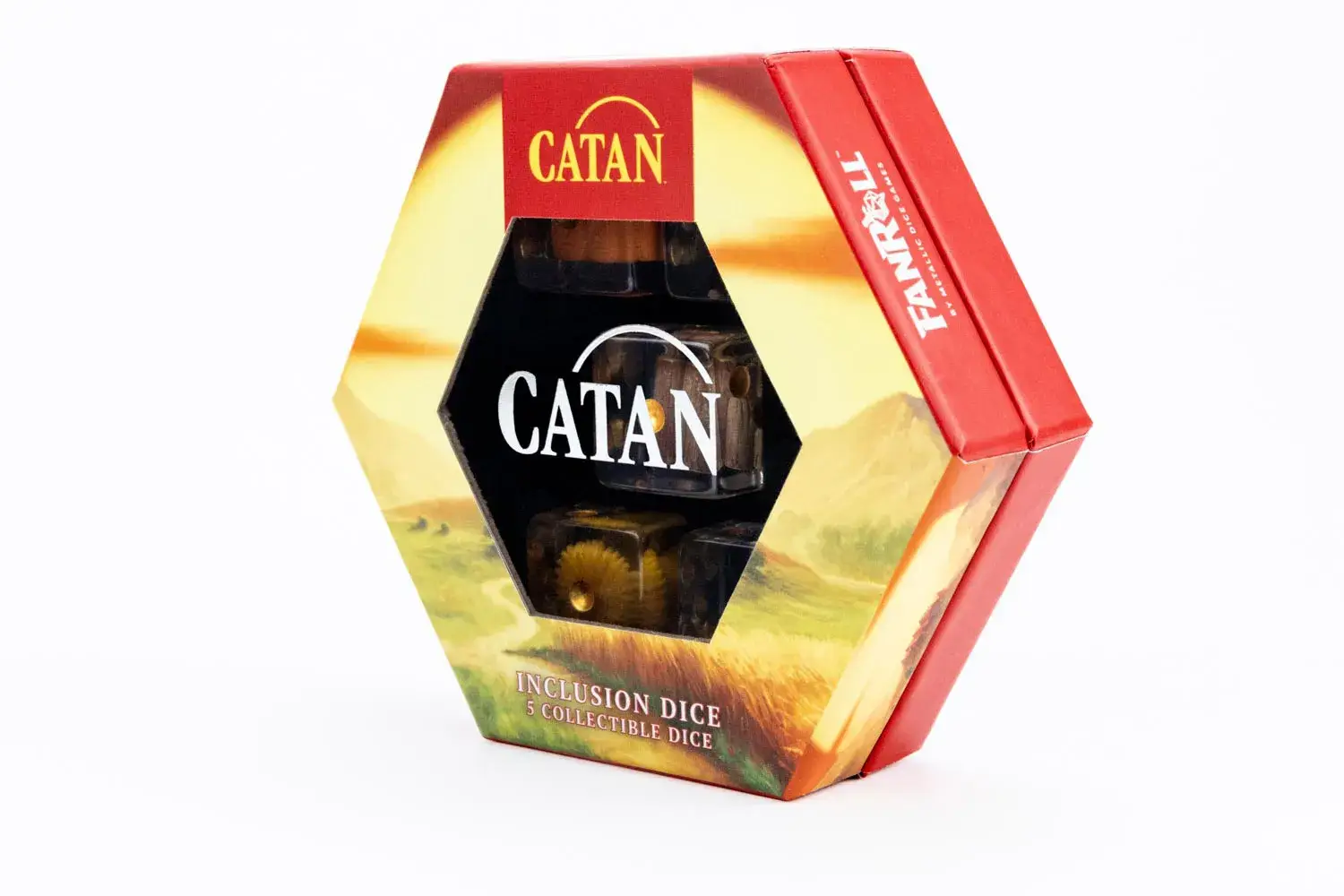 FanRoll by Metallic Dice Games - Wholesale Dice - CATAN® Inclusion Dice Set2