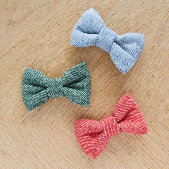 Sweet William Designs - Wholesale Pet Bow Tie - Dog - Bow Tie - Green Tweed