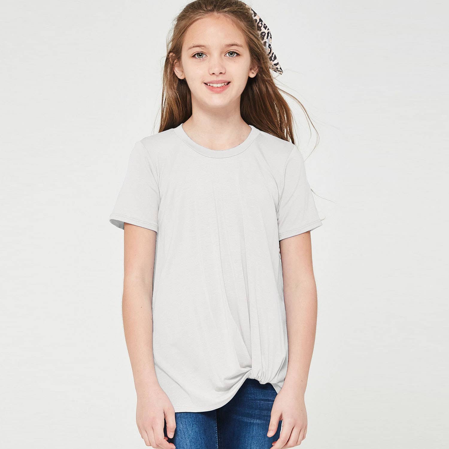 Good Girl – wholesale T-shirt – Kids – Twisted Knot Short Sleeve T shirt8