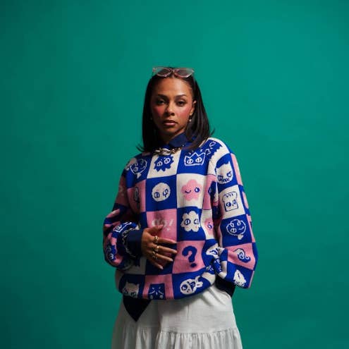 Karepango - Wholesale Knitted jumper – unisex - SHINYUU: Thick knit jacquard sweater0