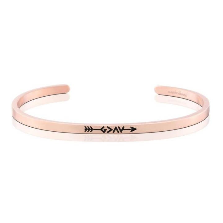 MantraBand – Großhandel Manschettenarmband – Gott ist größer als die Höhen und Tiefen - Glaubensarmband12