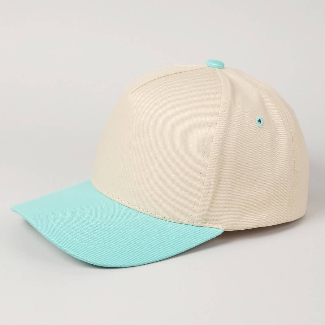 Fashion City – Engroshandel Baseballkasket - Til børn – Børns ensfarvede tofarvede baseballkasket i lærredsbomuld14