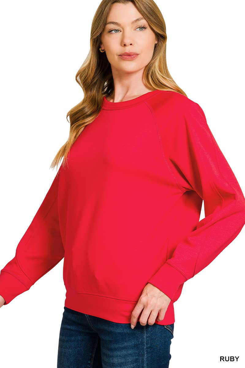 42POPS - Wholesale Sweatshirt - Women's - ..._ 0808 Soft Scuba Crewneck Sweatshirt SI-2675616