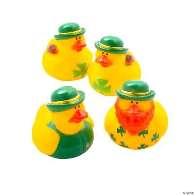 ST. PATRICK'S RUBBER DUCKIES for wholesale by Fun Express