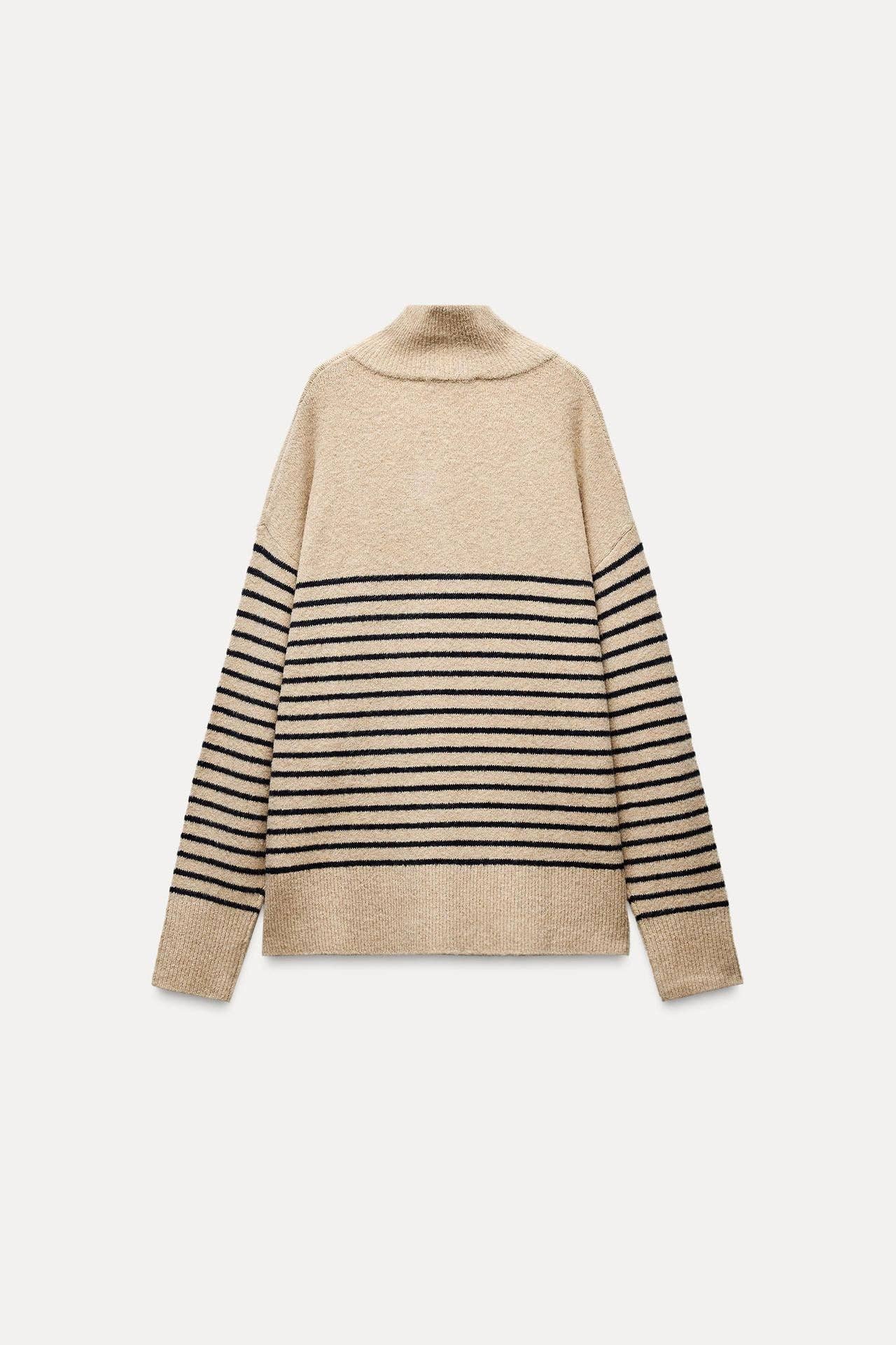 Marayn - Wholesale Knit Sweater - Women's - New AutumnWinter Russian Style Striped Knit Sweater7