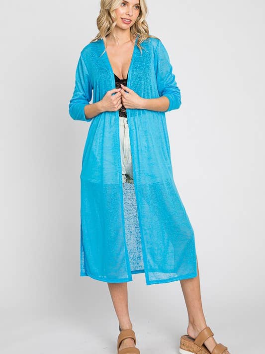 Plus Sheer Cardigan: WC60660PL for wholesale by GeeGee x Lovelo