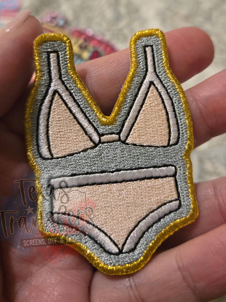 Swimsuit Iron-On PATCH for wholesale by Texas Transfers