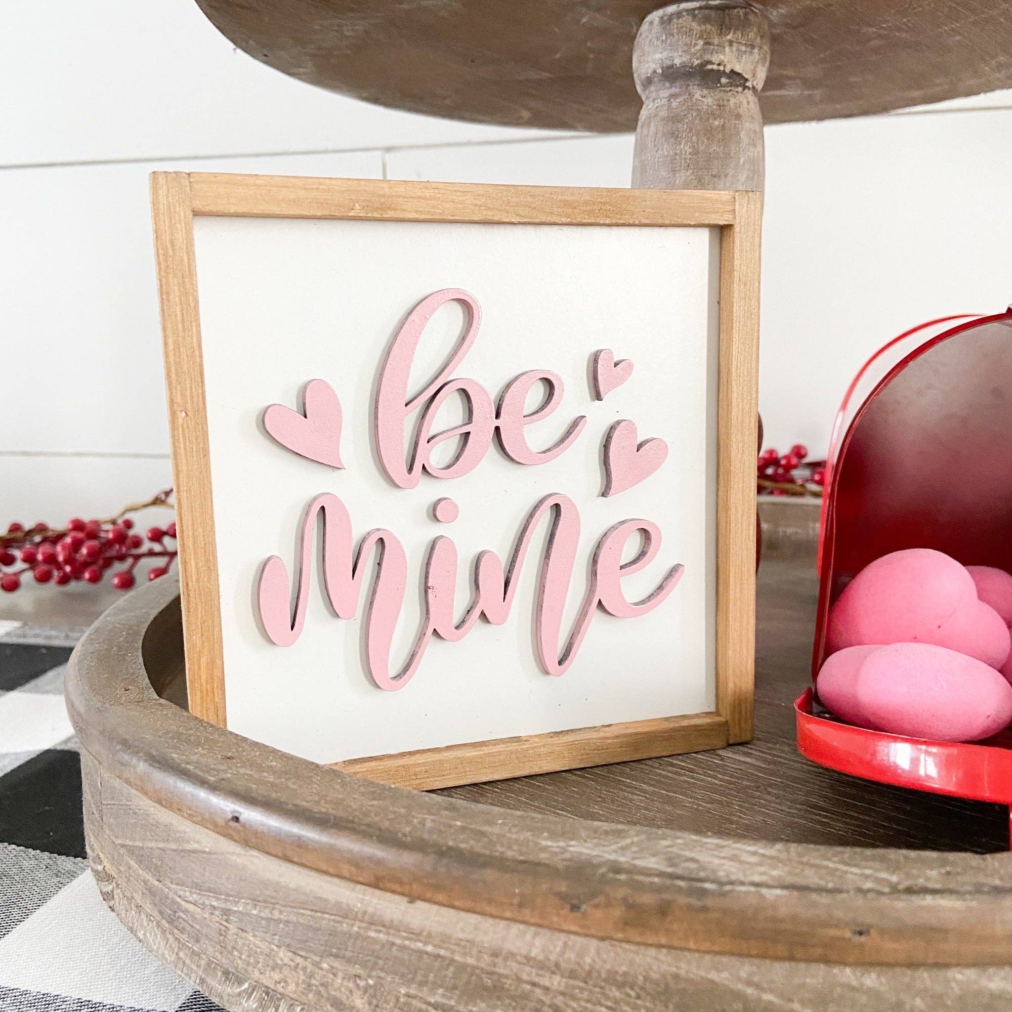Nail and Hook Laser Cut Home Decor - Wholesale Sign - Valentine's Mini Signs | Tier Tray Decor8