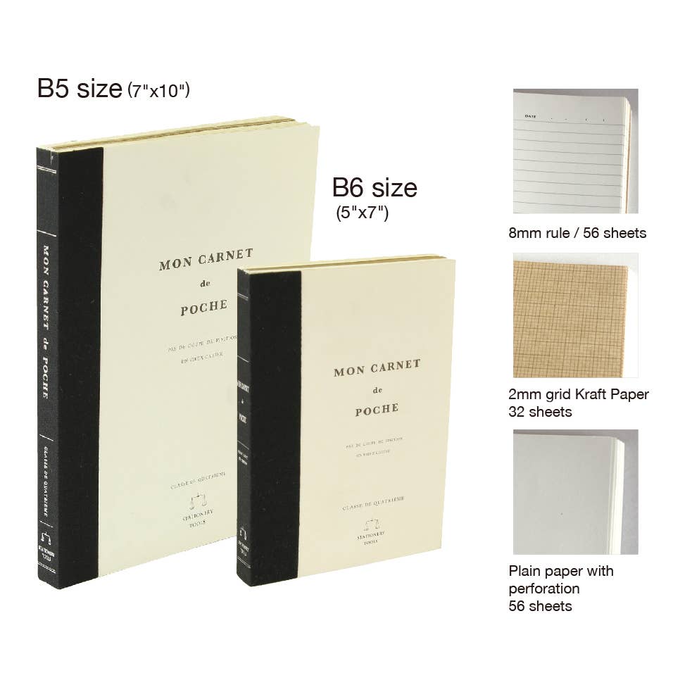 Time Concept - Wholesale Notebook - Rough NoteBook B6 Size1