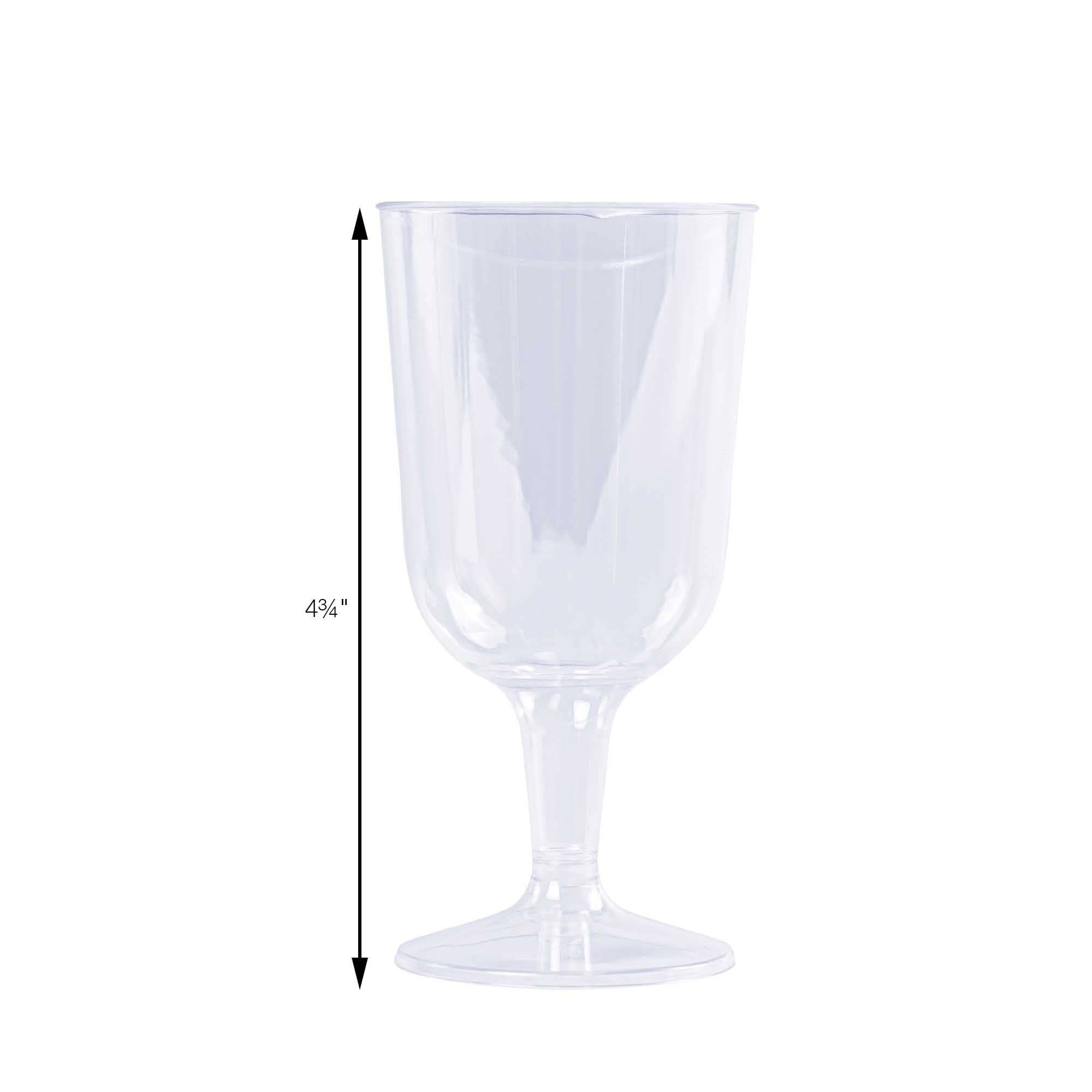 Portofino International Trading, USA - Wholesale Wine Glass - Plastic Wine Glass 4.75" -  Pack of 122