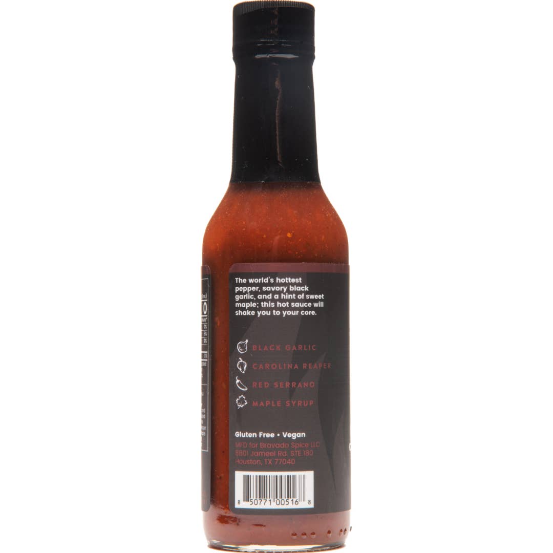 Bravado Spice Co. – Molho picante por atacado – Molho Picante de Alho Negro Carolina Reaper 12-pk no HOT ONES S65