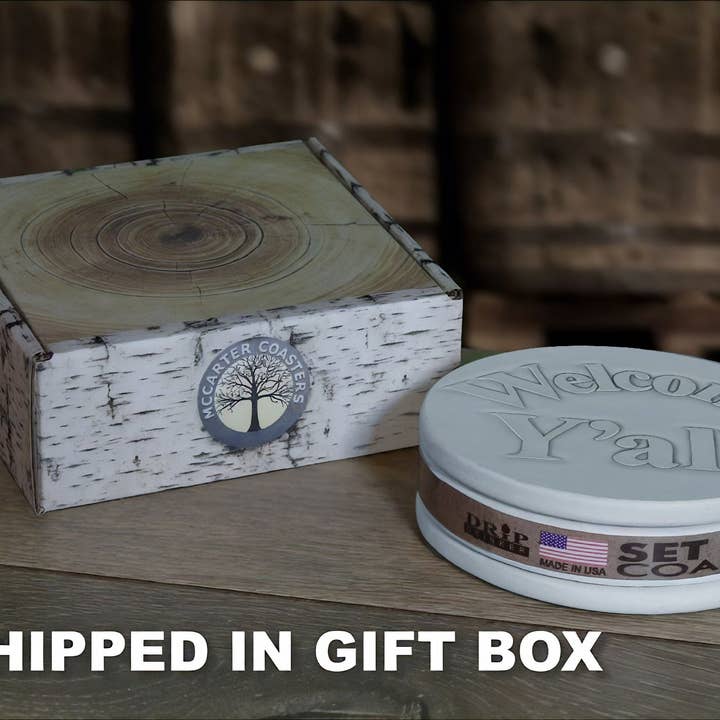 McCarter Coasters - Wholesale Coasters - Welcome Y'all Drink Coasters6