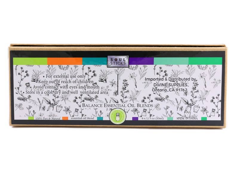 Designs by Deekay Inc. - Wholesale Essential Oil - Soul Sticks - Balance Essential Oil Blends Pack (10 ml.)1
