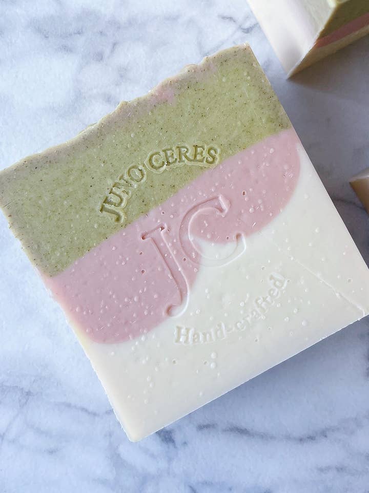 Agave Jade Lather Bar ~ Organic Artisan Hand/Body Soap for wholesale by Juno Ceres