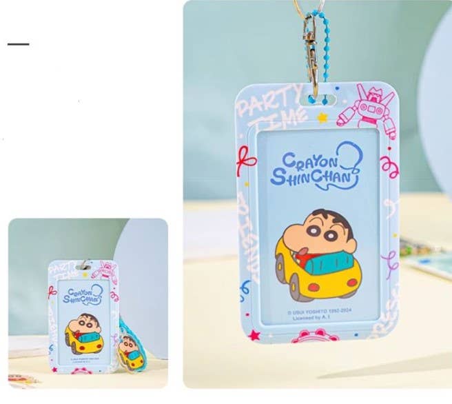 K-Wonderland - Wholesale Photo Album - Crayon Shin Chan Photo Card Holder Album key Ring Bag Charm6