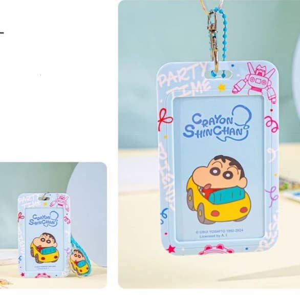 K-Wonderland - Wholesale Photo Album - Crayon Shin Chan Photo Card Holder Album key Ring Bag Charm6