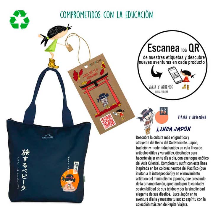 Pepita Viajera - Wholesale Tote Bag - Women's - Tote bag Japan4