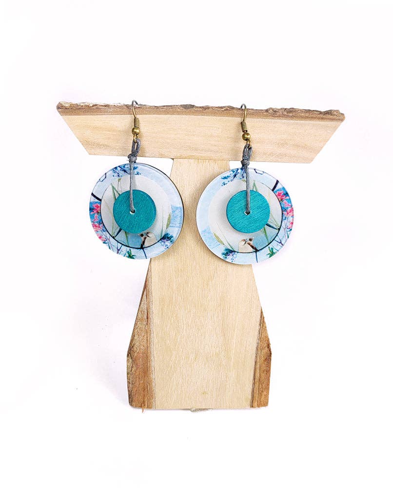 NOA ECCO - Vendita all'ingrosso Orecchini pendenti - Orecchini AKINA con riproduzioni di Koson e Perry