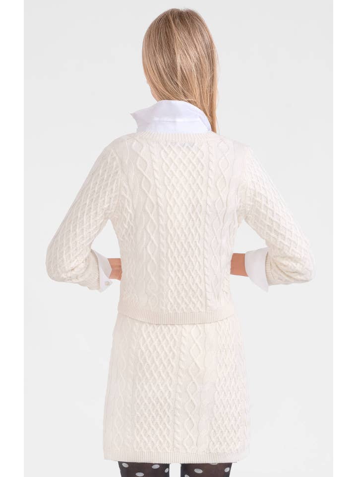 Gretchen Scott LLC - Wholesale Cardigan - Women's - Irish Knit Cardigan6