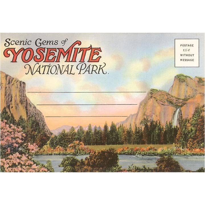 Postcard CA-718 Scenic Gems of Yosemite National Park for wholesale by Found Image Press