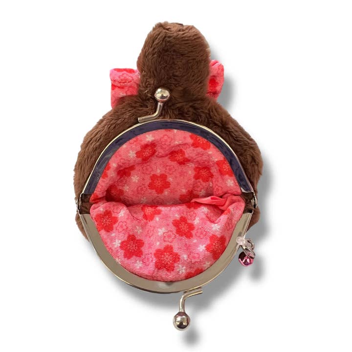 Springer Décor - Wholesale Coin Purse - Kids - Monchhichi Sakura Coin Purse - Brown1