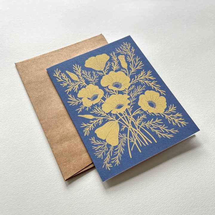 Chelsea Calkins Design - Wholesale Stationery/Notecard Set - Bloom Assorted Floral Card Set - 8 Cards With Envelopes