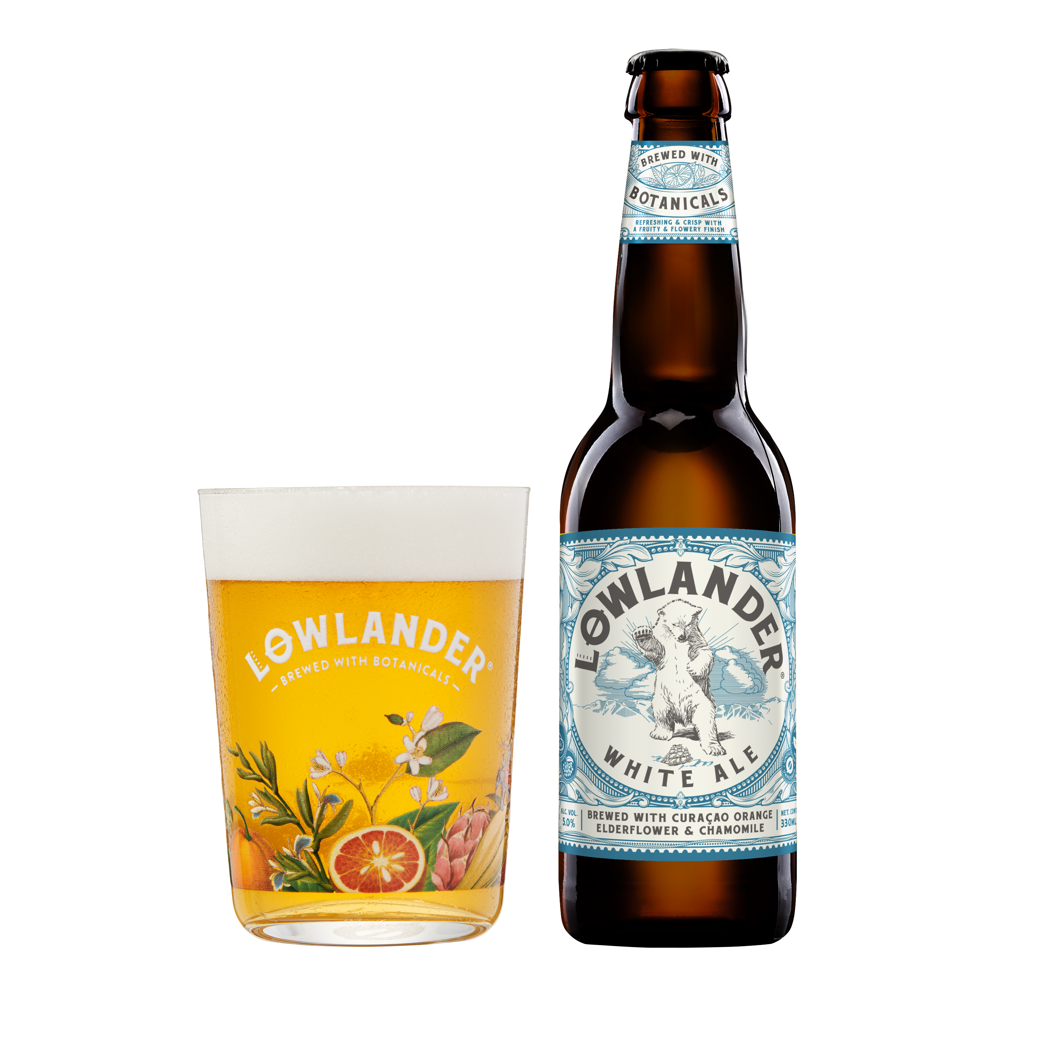 Lowlander Beer – Engroshandel Øl – Lowlander White Ale - flaske1