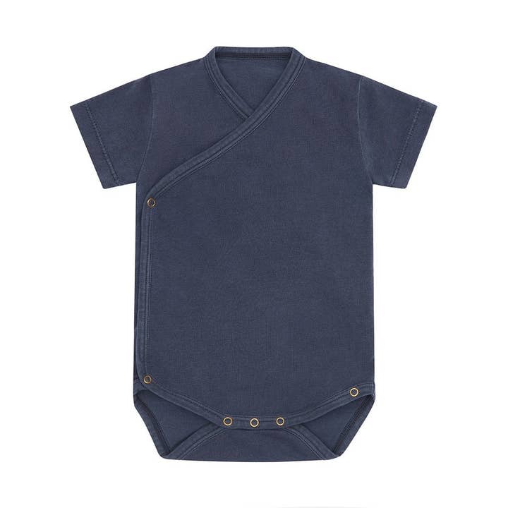 SS Organic Cotton Kimono Bodysuit for wholesale by Vild - House Of Little US Account