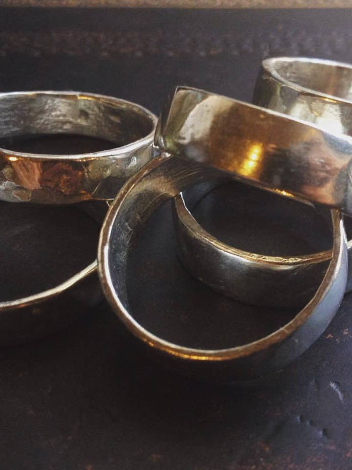 Thick Wedding Band 8mm for wholesale by Zahavah Jewelry