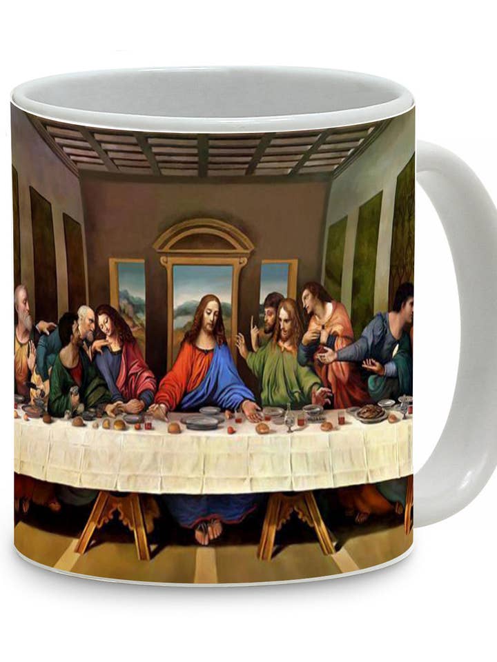 SUBLIMART: Caneca Affresco - A Última Ceia por atacado de SublimArt