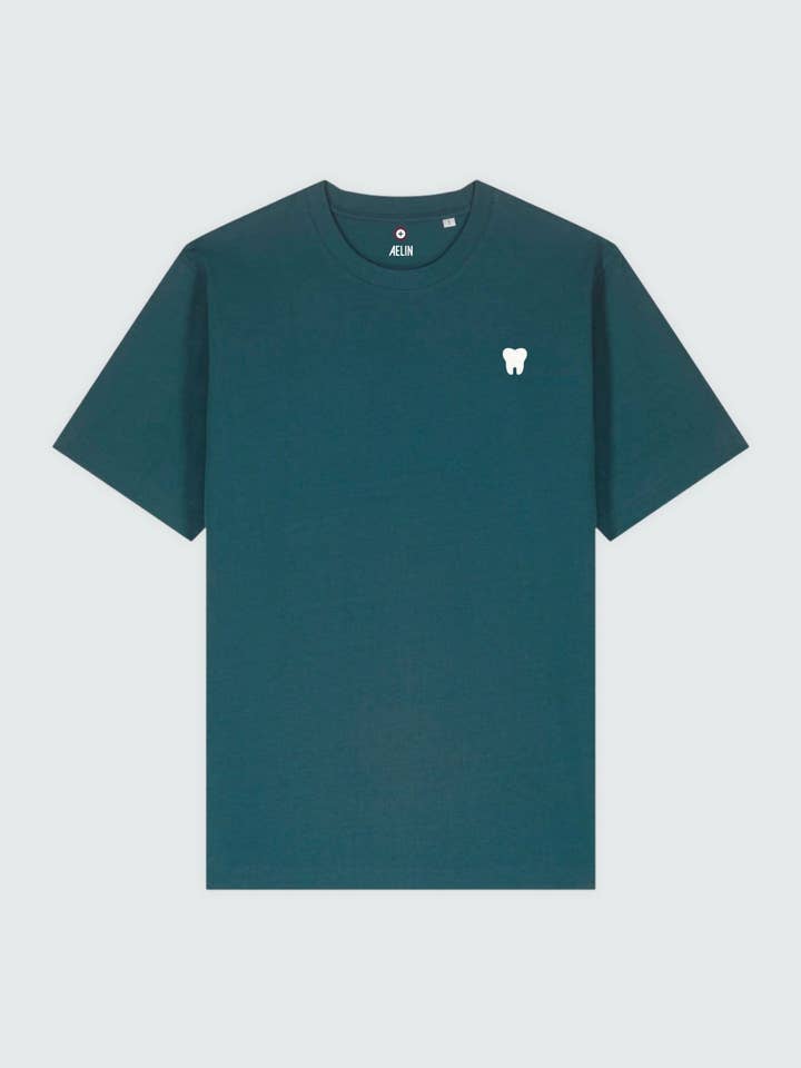 Maglietta in cotone pesante, unisex, con motivo dentale per la vendita all'ingrosso da parte di AELIN