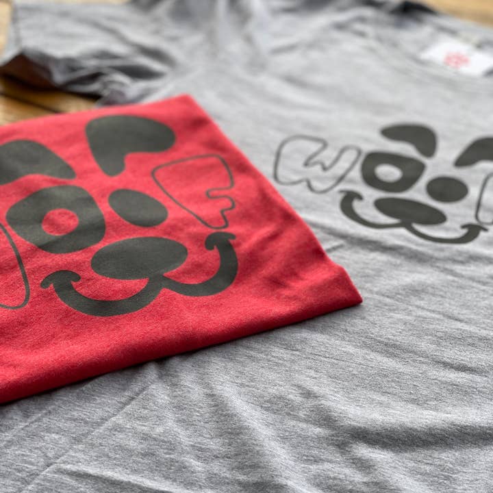 Woof T-shirt for wholesale by Luv the paw