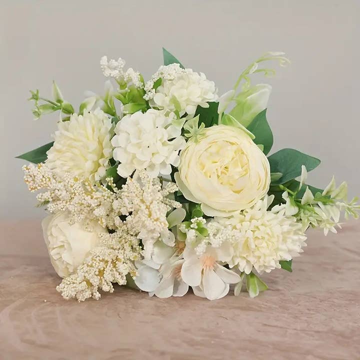 Huis Van Merken - Wholesale Artificial Flowers - Artificial Silk Peony Wedding Flowers – Bridal Hand Bouquet & Home Decoration5