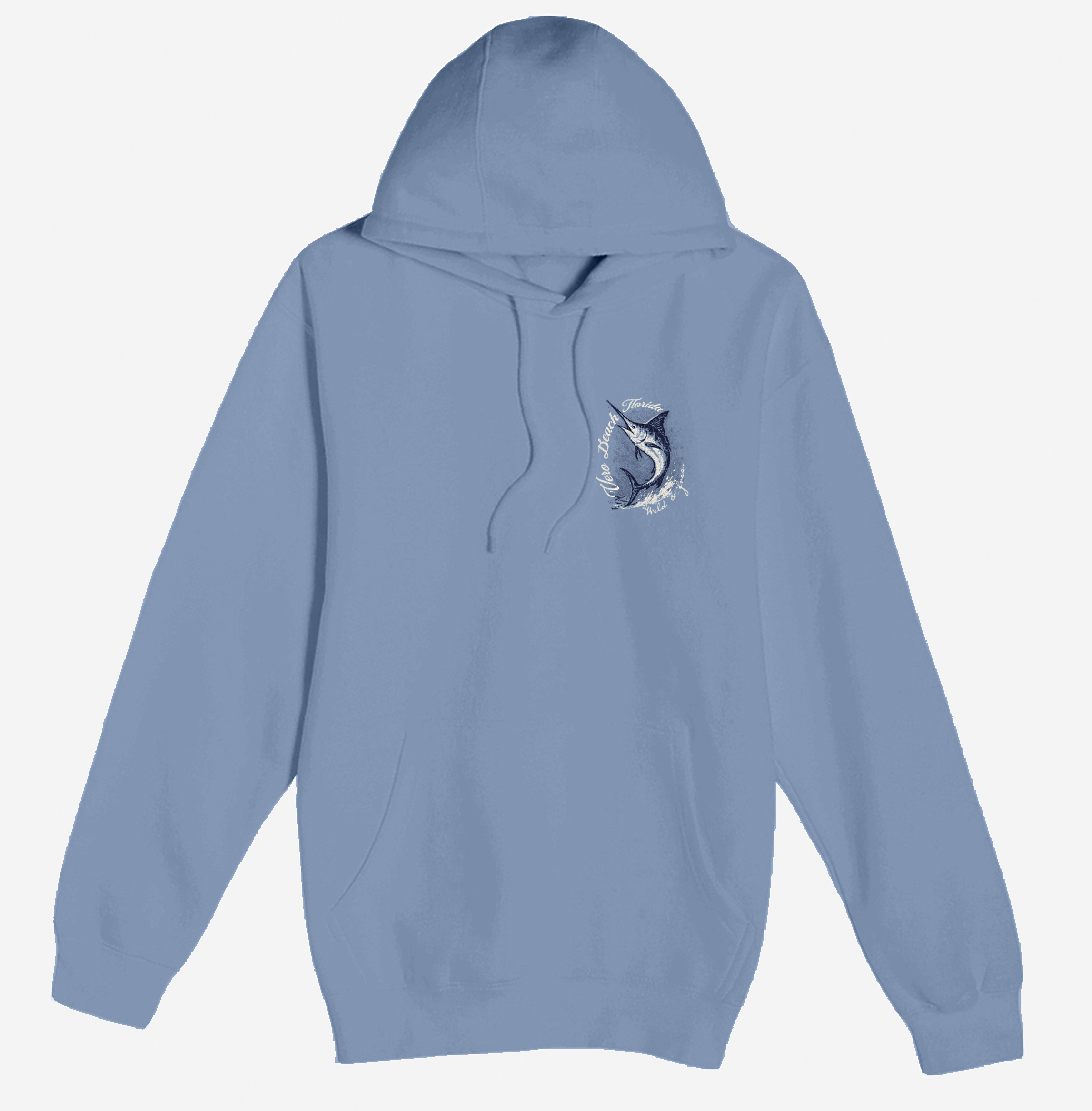 Textile Graphix - Wholesale Hoodie - Women's - Vintage Marlin Hoodie – Customizable Coastal Wildlife Design7