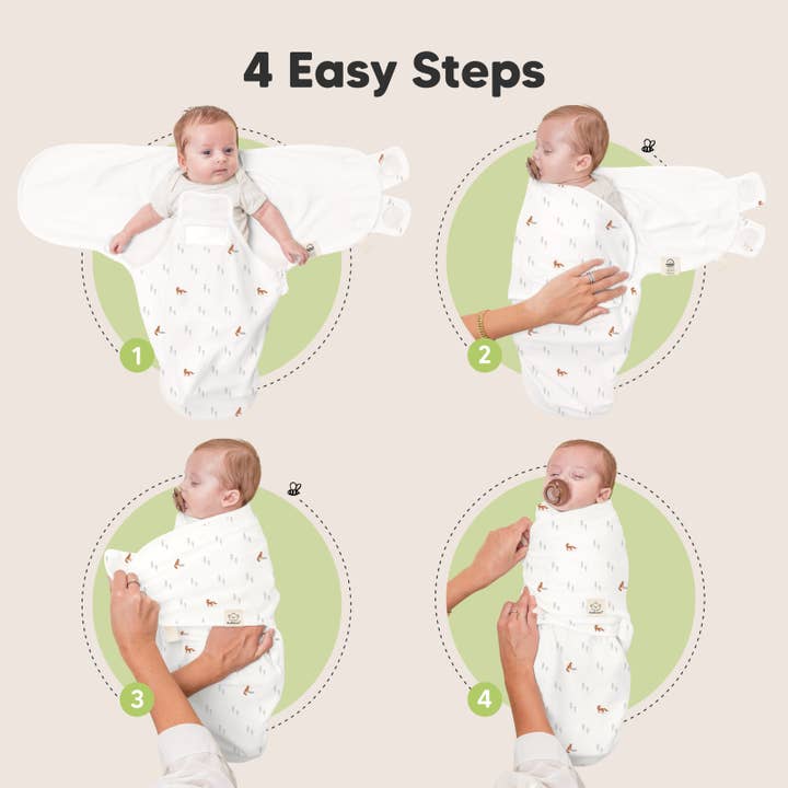 Forest 3pk Soothe Zippy Baby Swaddles 0-3 Months,Newborn Sleep Sack for wholesale on Faire