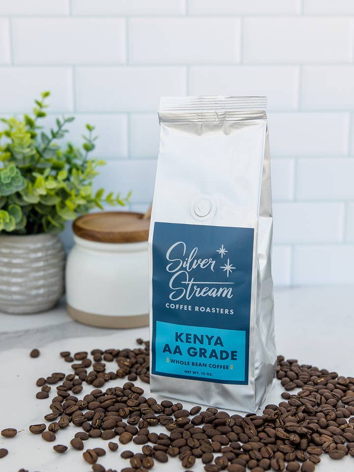 Kenya AA Grade - Light Roast - Single Origin - 12 oz for wholesale by SilverStream Coffee Roasters