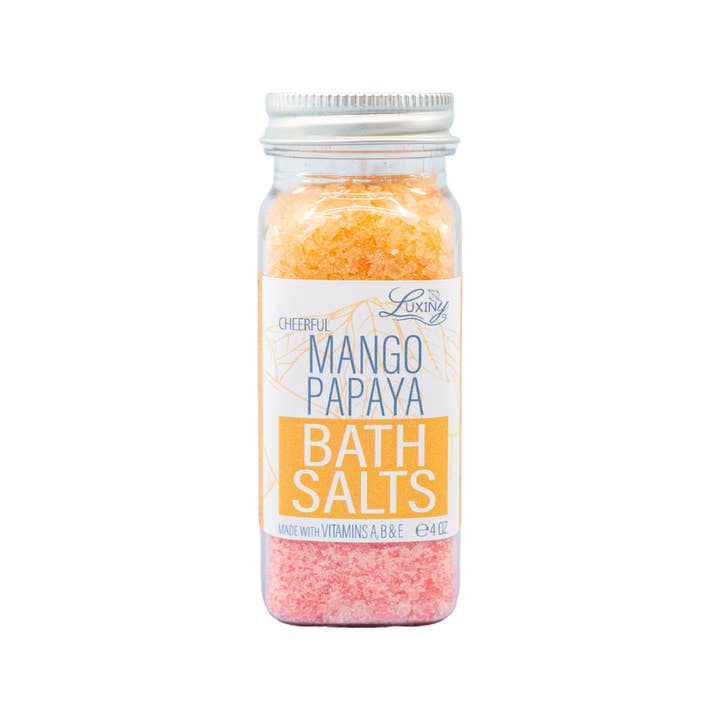 Luxiny Products - Luxurious Bath and Body - Wholesale Bath Salts - Bath Salts | Mango Papaya | 4 oz | Bath Salts Soak