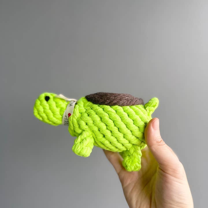 Monli Pets Toys - Wholesale Pet Toy - Cat/Dog - Eco-Turtle Dog Rope Toy | Handmade Dog Chew Toy