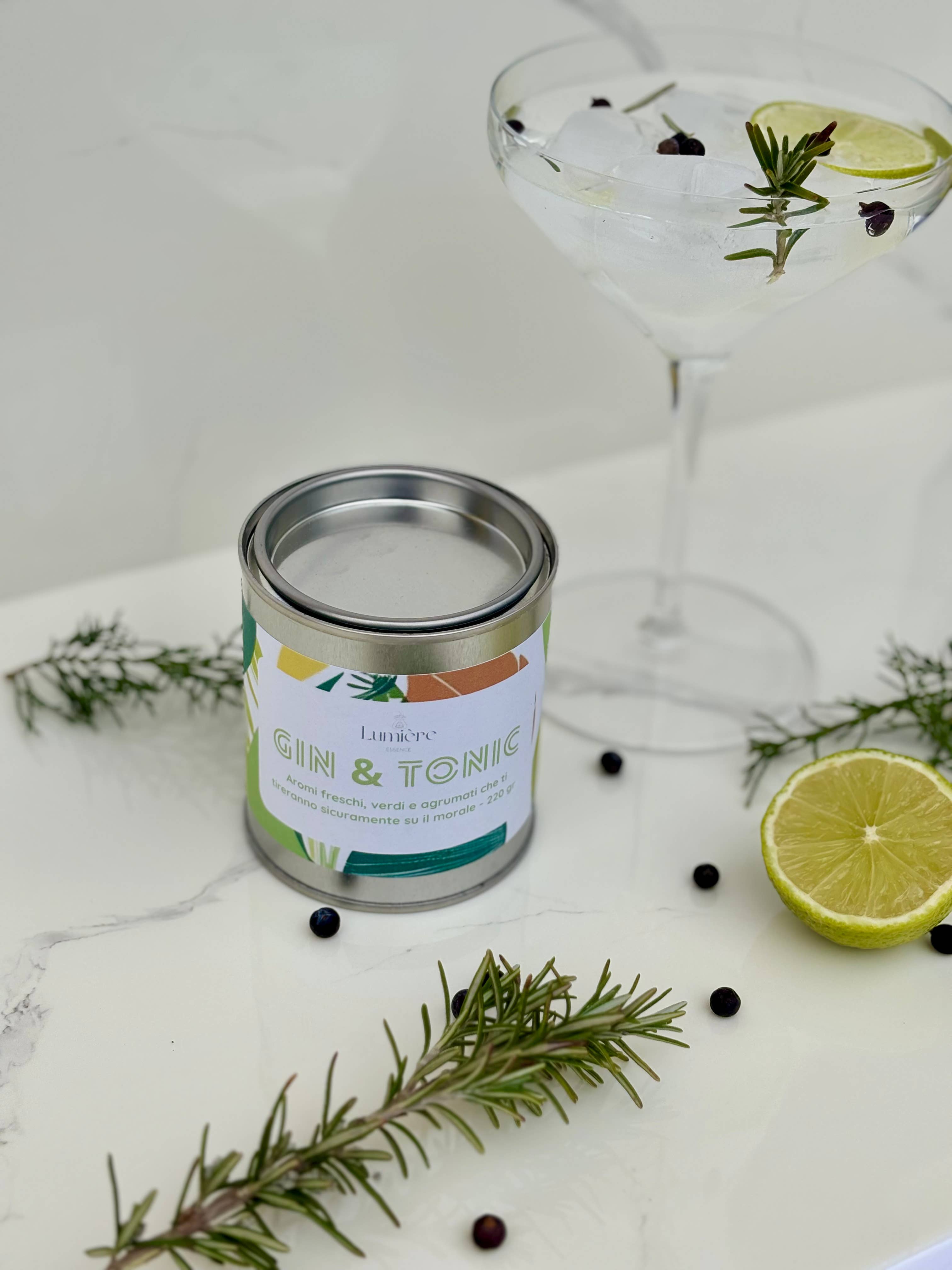 Kit Little Garden - Wholesale Jar/Filled Candle - Natural Candle – Gin & Tonic | Lumière Essence4
