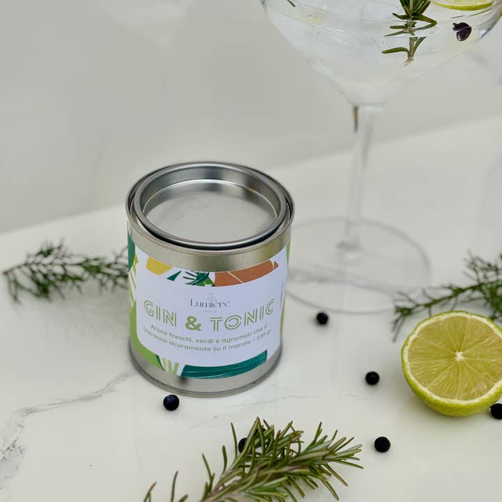 Kit Little Garden - Wholesale Jar/Filled Candle - Natural Candle – Gin & Tonic | Lumière Essence4