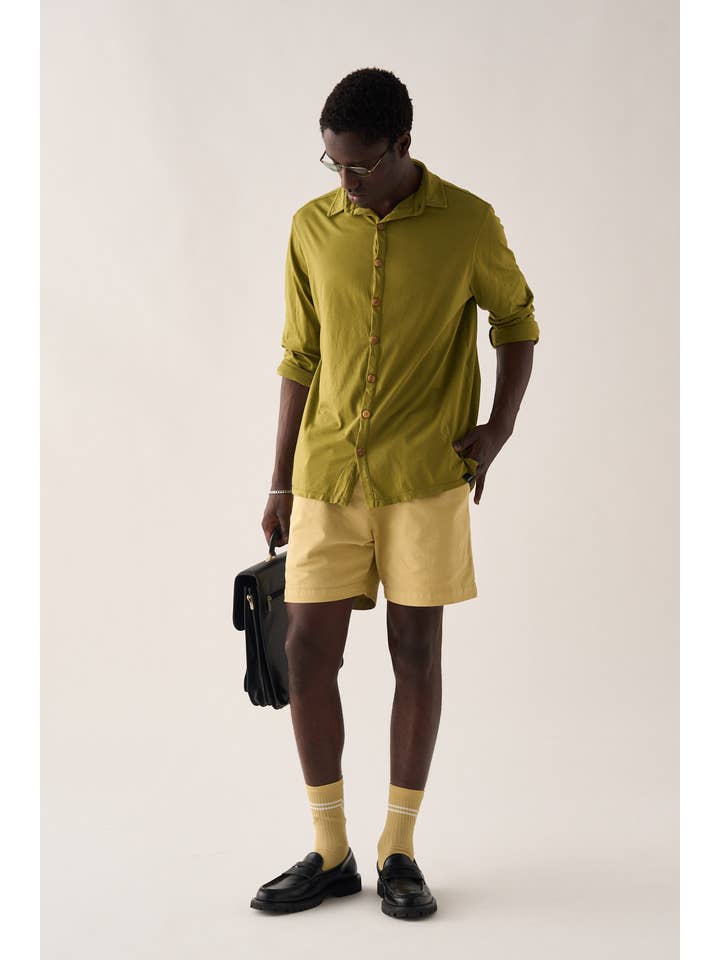 Pitagora - Wholesale Shorts - Men's - Flatwhite Bermuda Shorts