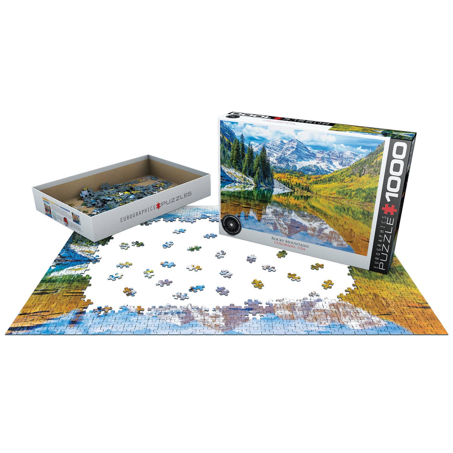 Eurographics Puzzles USA - Vente Puzzle – adulte - Montagnes Rocheuses, Colorado.2