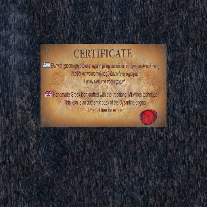 TheHolyArt – Großhandel Wandplakette – Erzengel-Michael-Ikone, handgefertigte griechisch-orthodoxe Ikone des Heiligen Michael, byzantinische Holztafel6